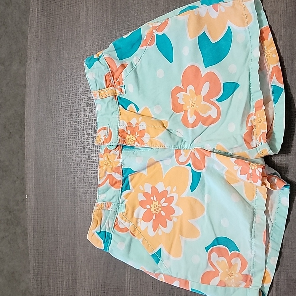 Gymboree Flower Print Shorts Girls Size 7